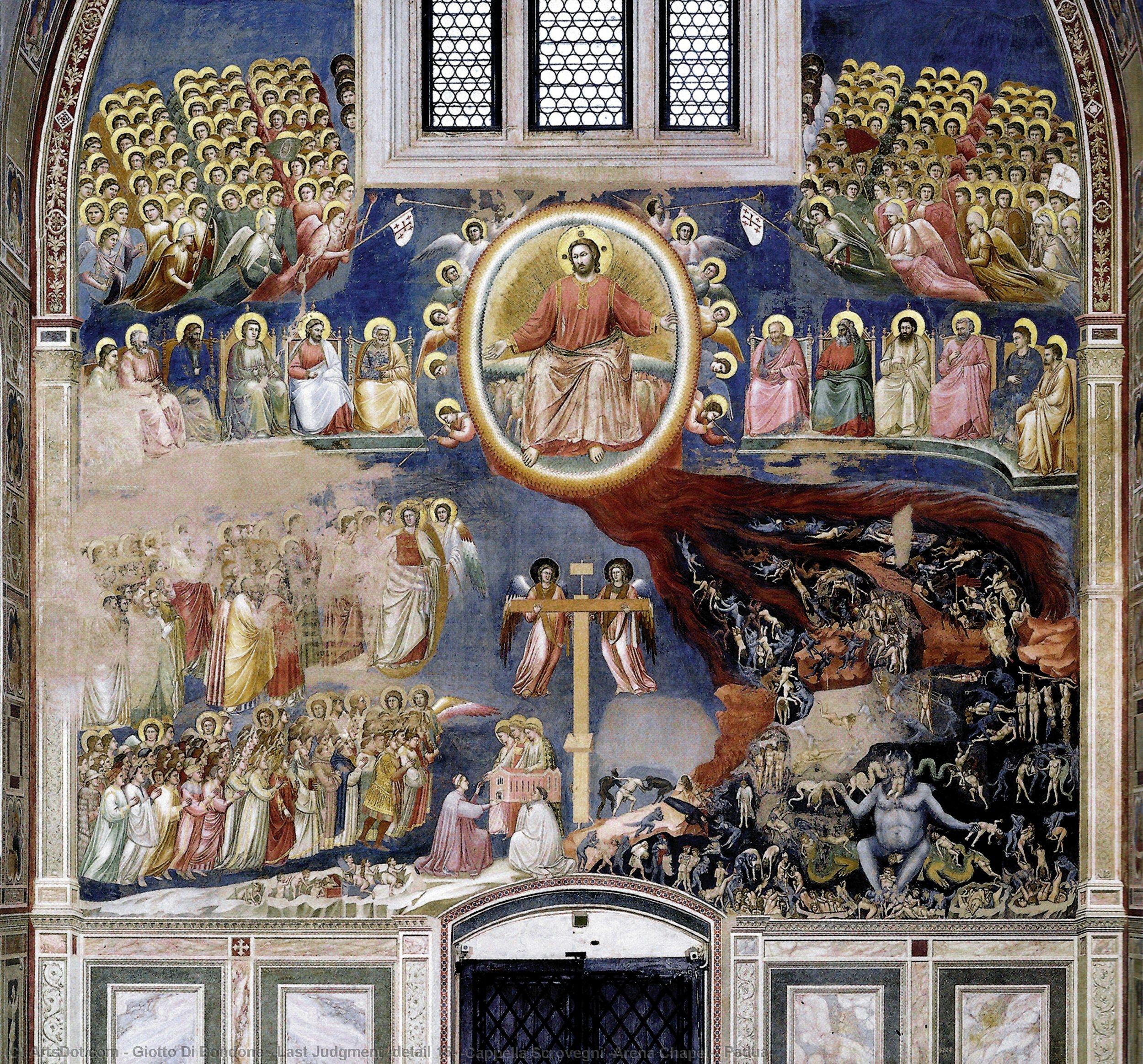 Wikioo.org – La Enciclopedia de las Bellas Artes - Pintura, Obras de arte de Giotto Di Bondone - juicio final ( detalle 15 ) ( capilla de los scrovegni ( capilla de la arena ) , Padua )