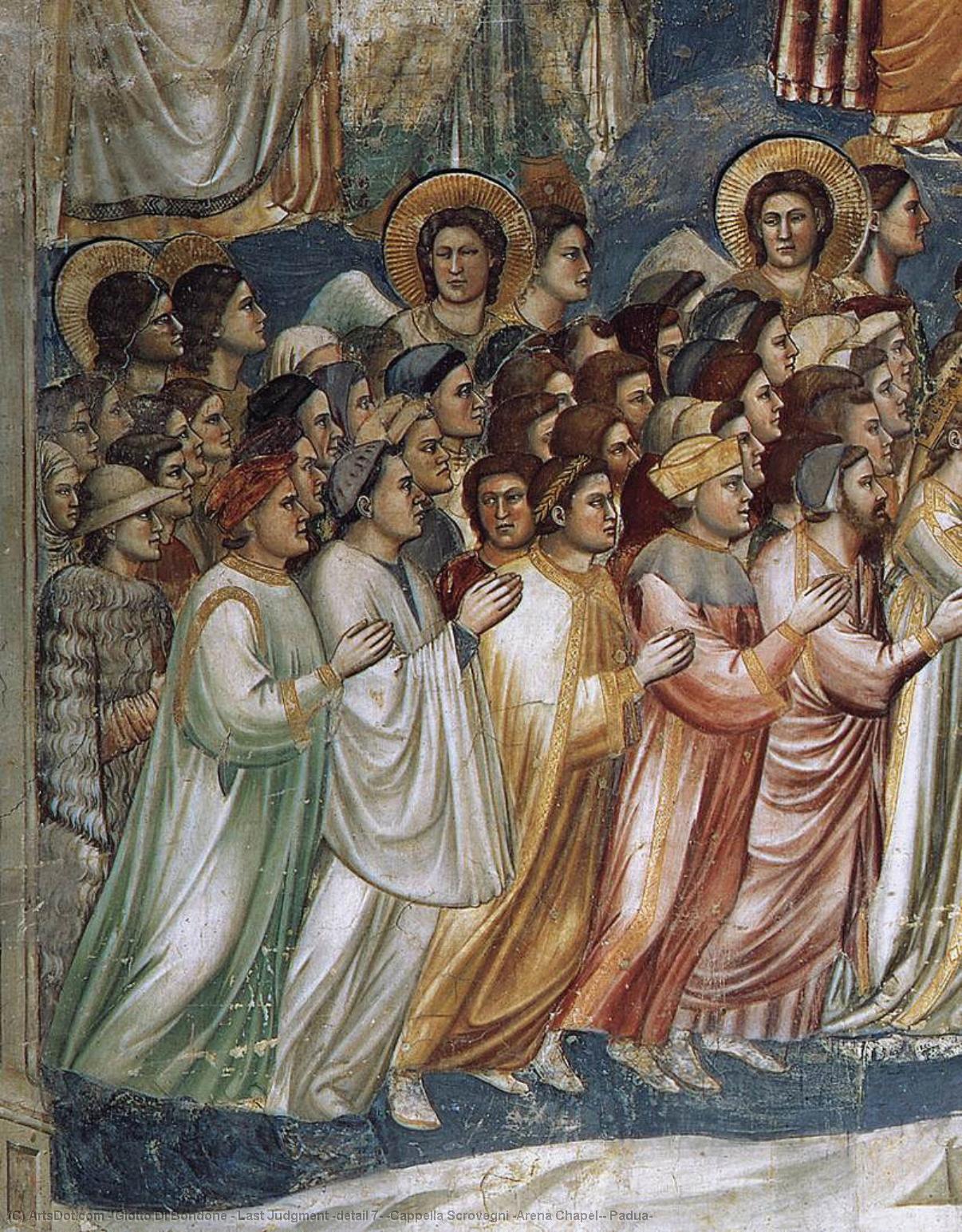 Wikioo.org - Bách khoa toàn thư về mỹ thuật - Vẽ tranh, Tác phẩm nghệ thuật Giotto Di Bondone - Last Judgment (detail 7) (Cappella Scrovegni (Arena Chapel), Padua)
