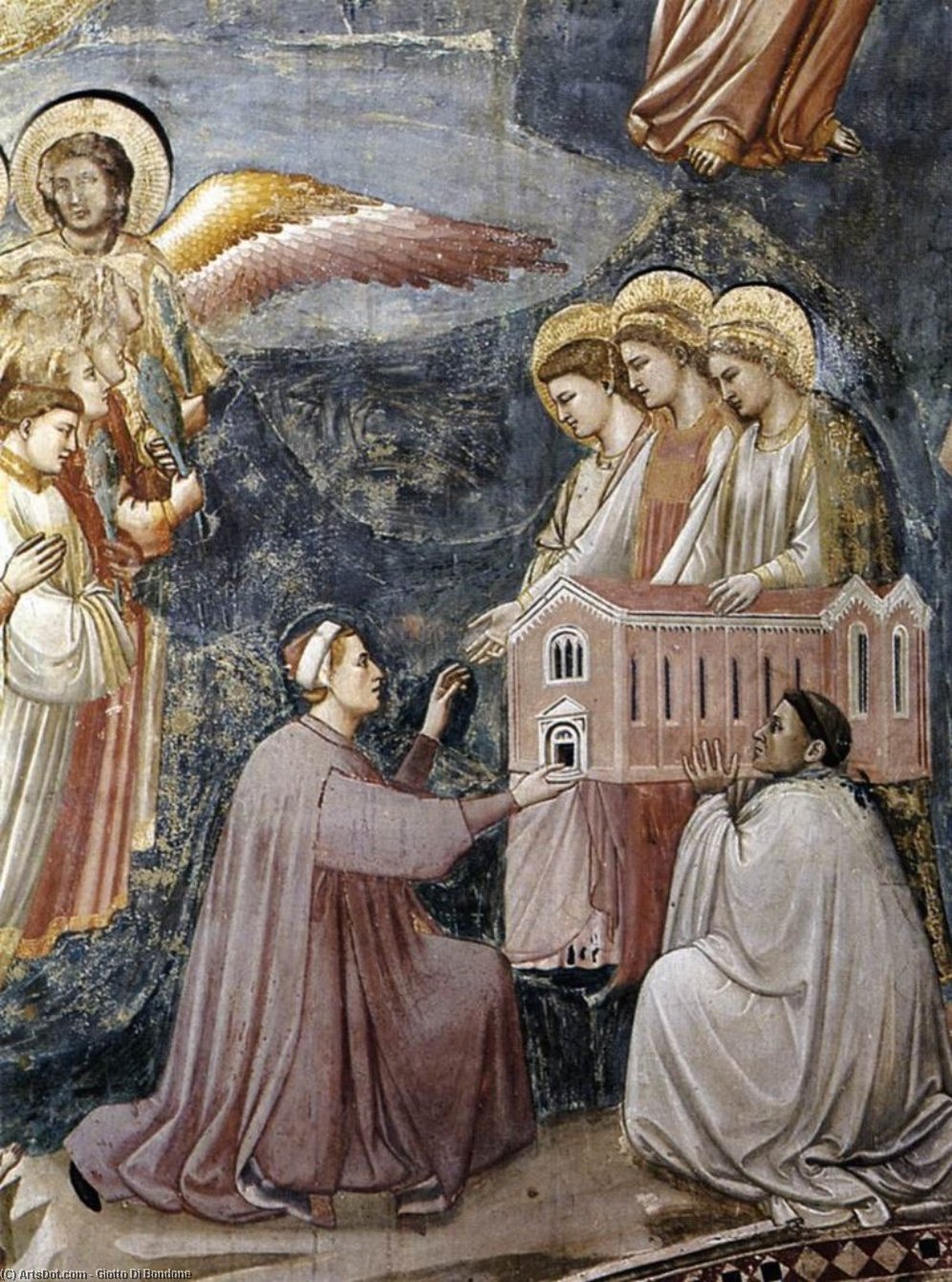 Wikioo.org - Bách khoa toàn thư về mỹ thuật - Vẽ tranh, Tác phẩm nghệ thuật Giotto Di Bondone - Last Judgment (detail 9) (Cappella Scrovegni (Arena Chapel), Padua)