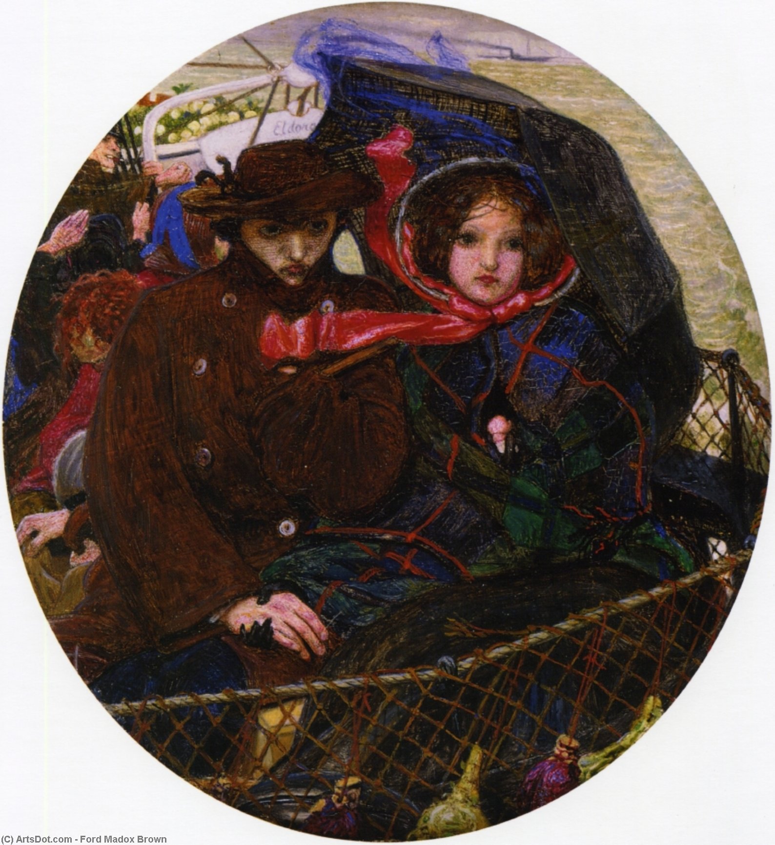 WikiOO.org - Enciklopedija dailės - Tapyba, meno kuriniai Ford Madox Brown - The Last of England