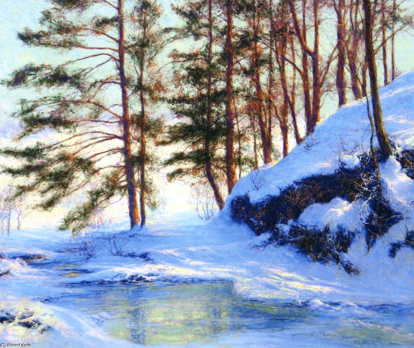 Wikioo.org - The Encyclopedia of Fine Arts - Painting, Artwork by Walter Launt Palmer - Late Afternoon