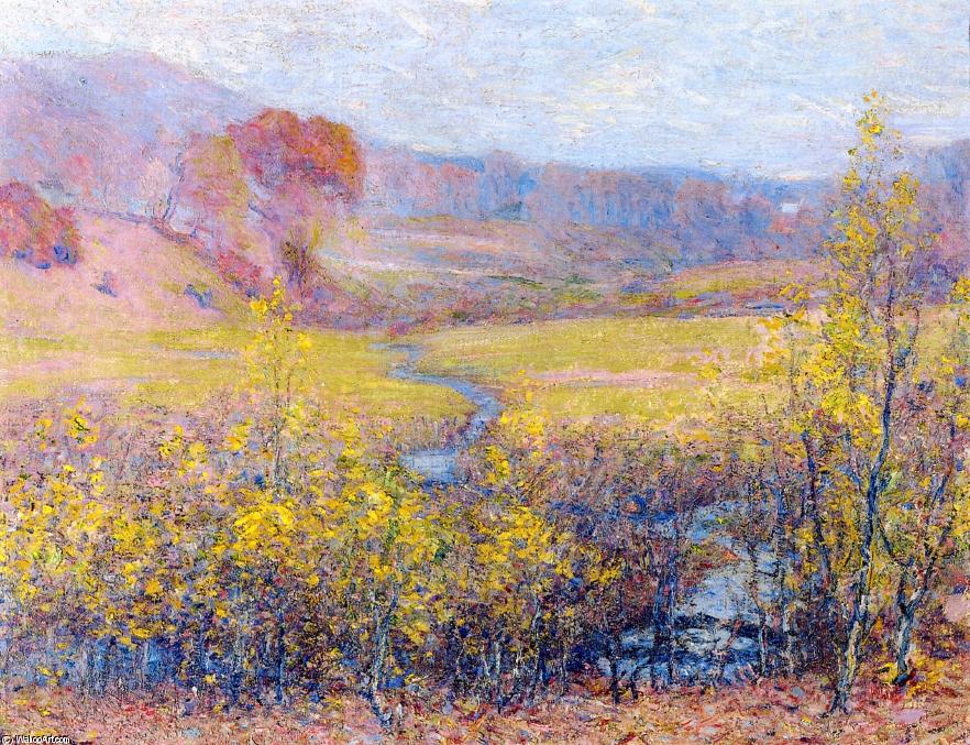 WikiOO.org - Encyclopedia of Fine Arts - Målning, konstverk Robert Vonnoh - Late Autumn