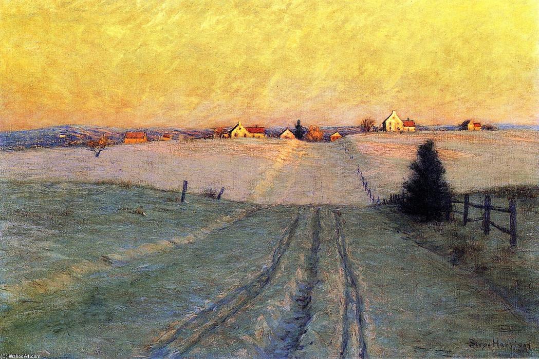 WikiOO.org - Encyclopedia of Fine Arts - Schilderen, Artwork Lowell Birge Harrison - Late Winter Afternoon