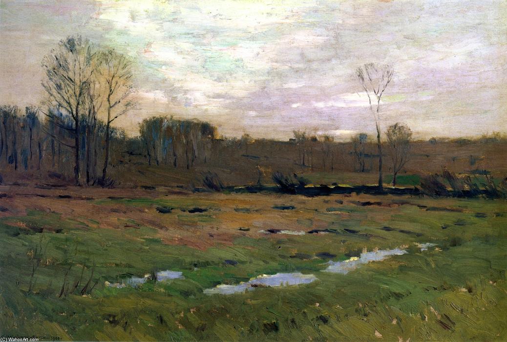 WikiOO.org - Encyclopedia of Fine Arts - Maalaus, taideteos Charles Warren Eaton - Late Winter Pasture