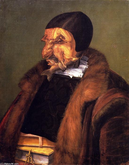 Wikioo.org - The Encyclopedia of Fine Arts - Painting, Artwork by Giuseppe Arcimboldo - The Lawyer