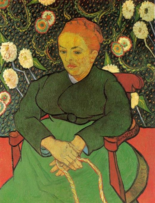 Wikioo.org - The Encyclopedia of Fine Arts - Painting, Artwork by Vincent Van Gogh - La Berceuse (Augustine Roulin)