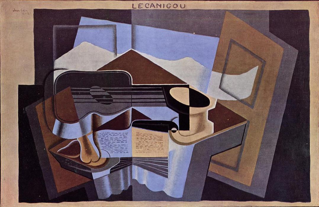 Wikioo.org - The Encyclopedia of Fine Arts - Painting, Artwork by Juan Gris - Le Canigou