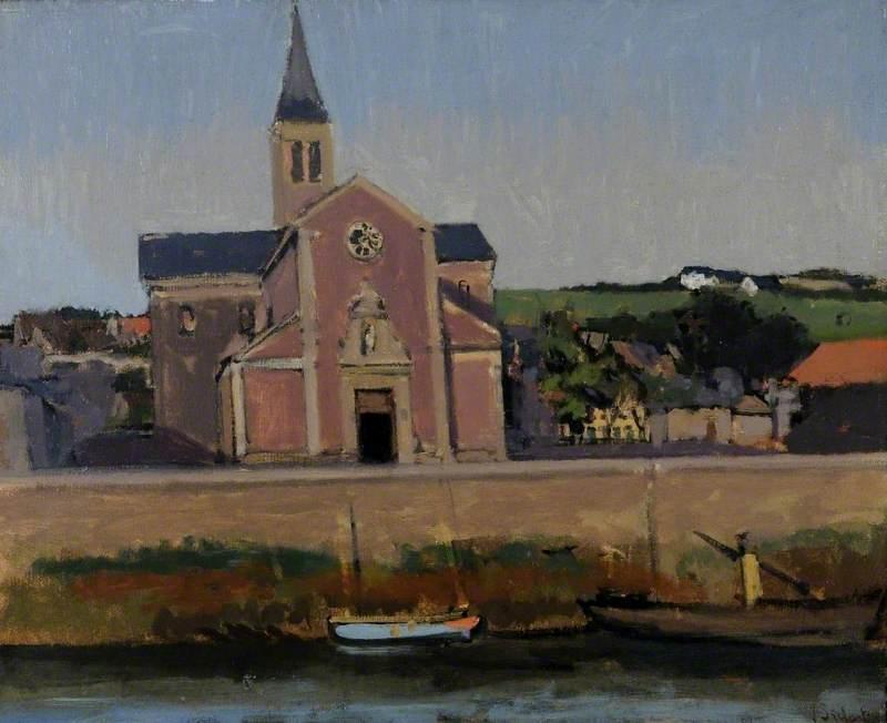 Wikioo.org - The Encyclopedia of Fine Arts - Painting, Artwork by Walter Richard Sickert - L'eglise du Pollet, Dieppe, France