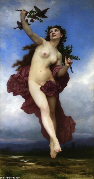 Wikioo.org - The Encyclopedia of Fine Arts - Painting, Artwork by William Adolphe Bouguereau - Le Jour