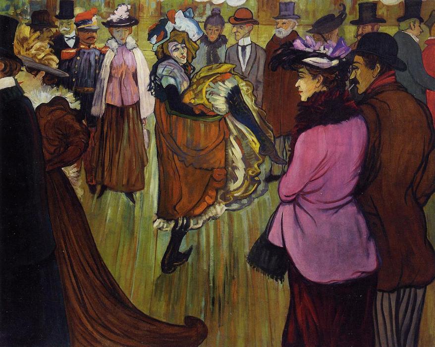 Wikioo.org - The Encyclopedia of Fine Arts - Painting, Artwork by Henri De Toulouse Lautrec - Le Moulin Rouge