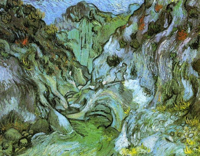 Wikioo.org - The Encyclopedia of Fine Arts - Painting, Artwork by Vincent Van Gogh - Le Peiroulets ravine
