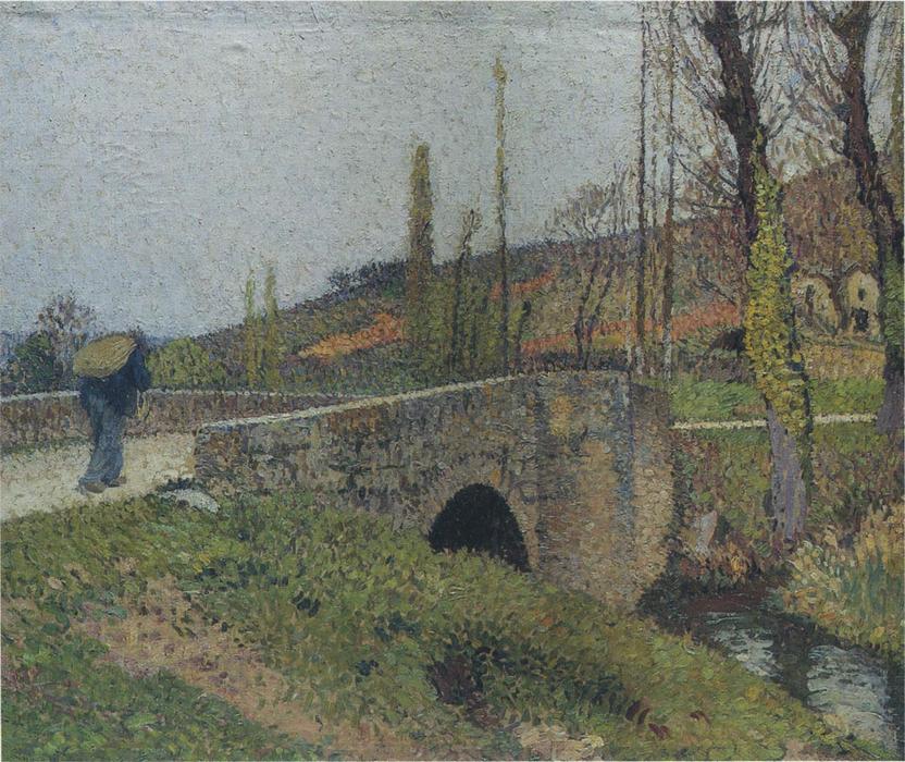 Wikioo.org - The Encyclopedia of Fine Arts - Painting, Artwork by Henri Jean Guillaume Martin - Le Petit Pont