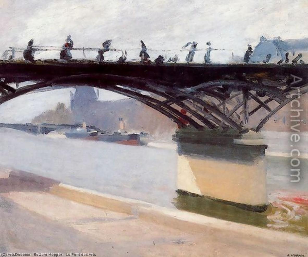 Wikioo.org - Encyklopedia Sztuk Pięknych - Malarstwo, Grafika Edward Hopper - Le Pont des Arts