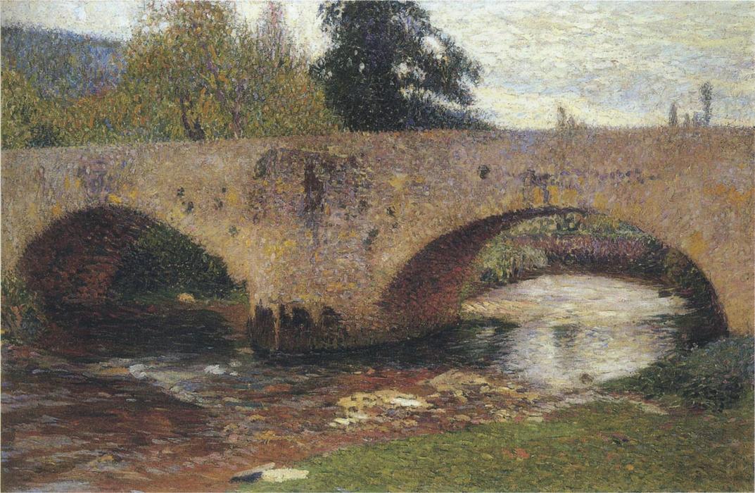 Wikioo.org - The Encyclopedia of Fine Arts - Painting, Artwork by Henri Jean Guillaume Martin - Le Pont du Labastide du Vert