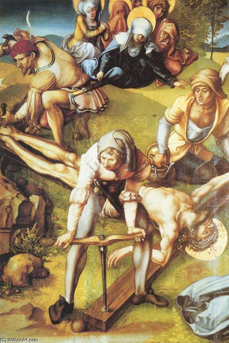 Wikioo.org - Bách khoa toàn thư về mỹ thuật - Vẽ tranh, Tác phẩm nghệ thuật Albrecht Durer - Crucifixion