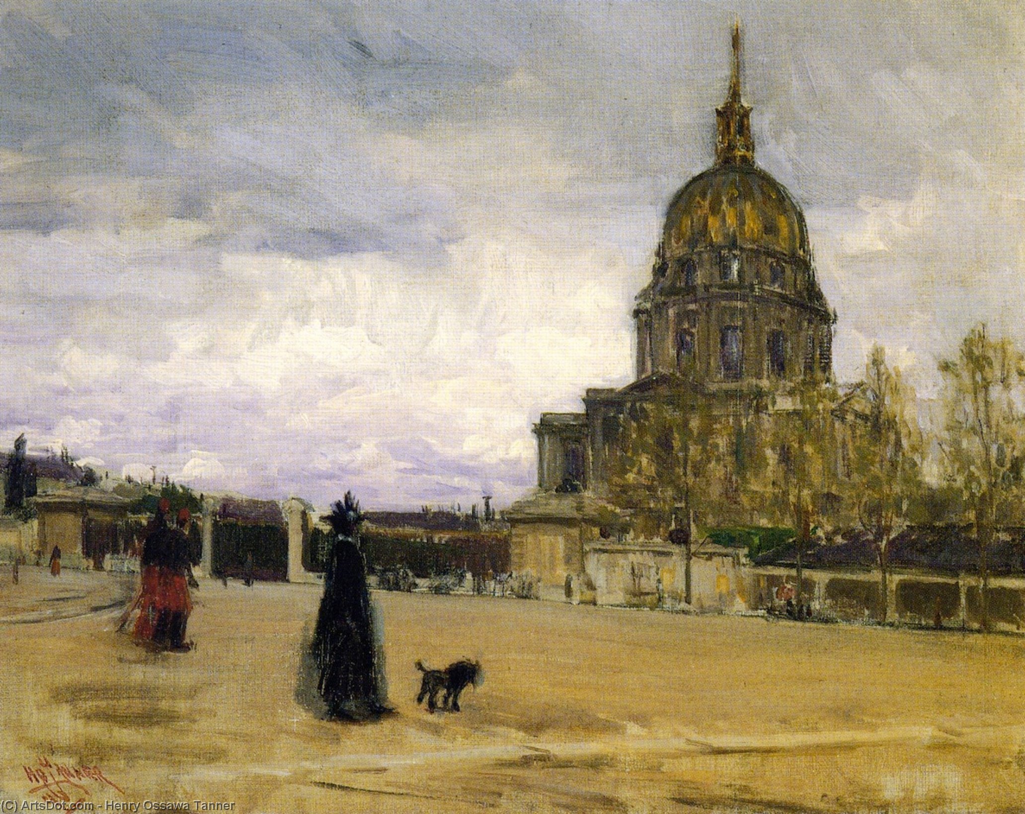 Wikioo.org - The Encyclopedia of Fine Arts - Painting, Artwork by Henry Ossawa Tanner - Les Invalides