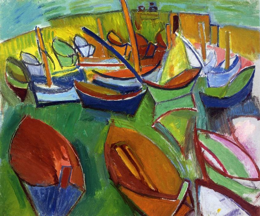 Wikioo.org - The Encyclopedia of Fine Arts - Painting, Artwork by Raoul Dufy - Les Martigues