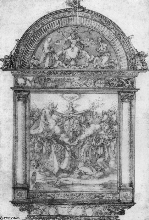 Wikioo.org - The Encyclopedia of Fine Arts - Painting, Artwork by Albrecht Durer - Design for All Saints picture