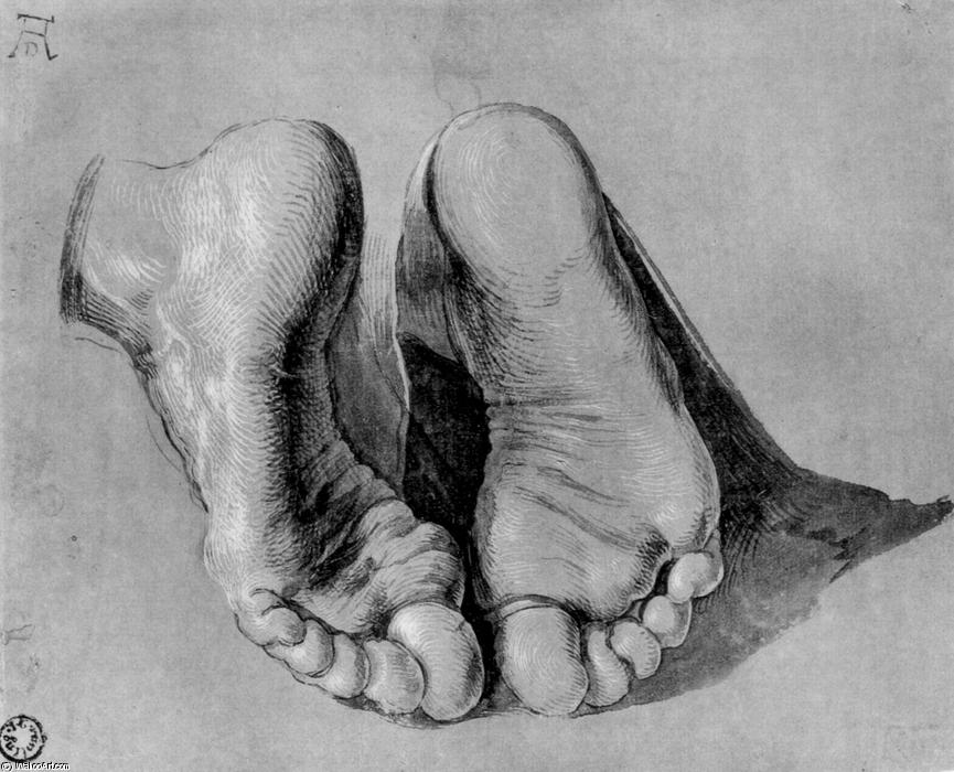 Wikioo.org - The Encyclopedia of Fine Arts - Painting, Artwork by Albrecht Durer - Feet of an apostle