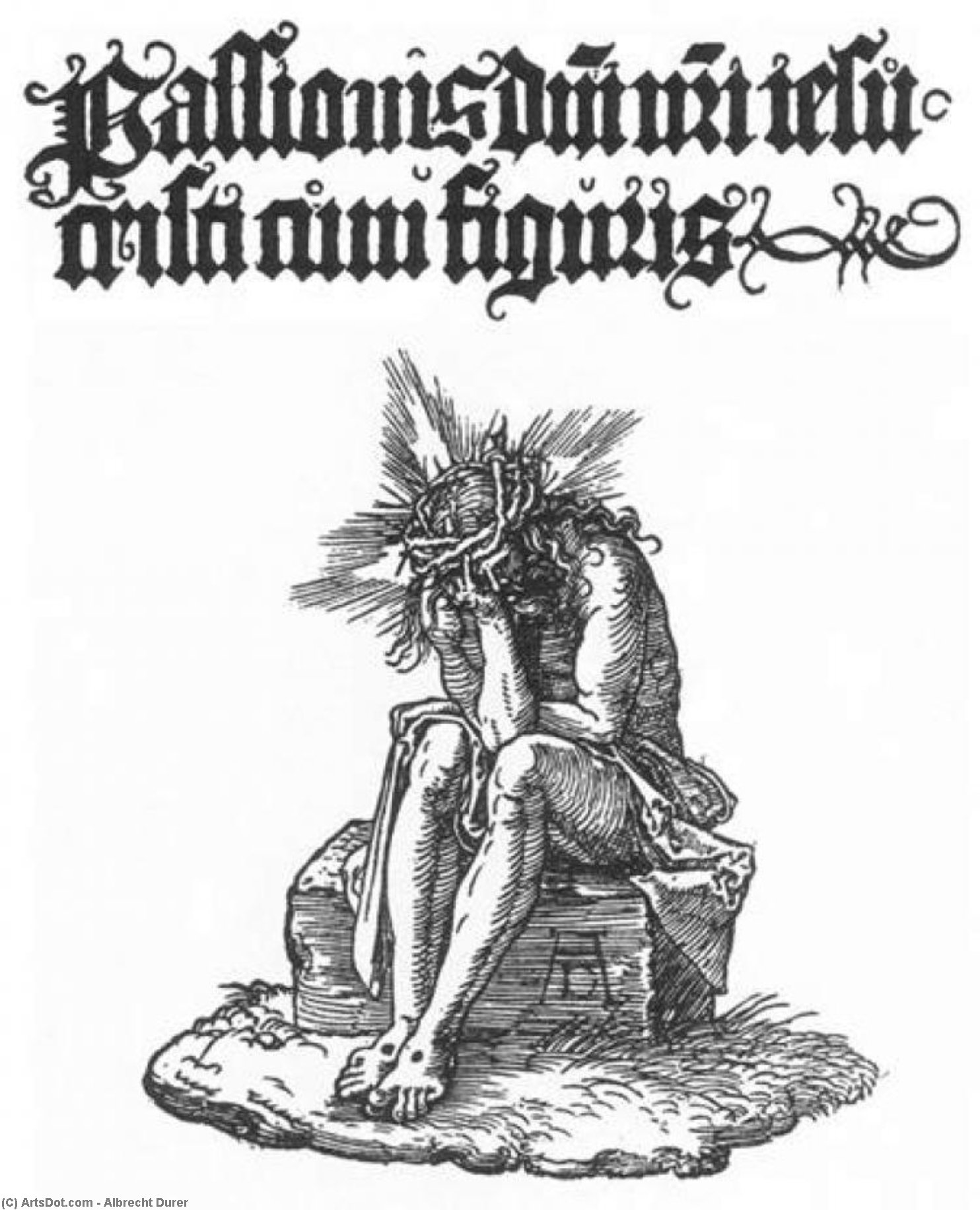WikiOO.org - Encyclopedia of Fine Arts - Maľba, Artwork Albrecht Durer - Small Passion Title page