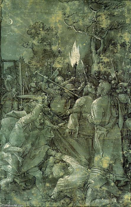 Wikioo.org - The Encyclopedia of Fine Arts - Painting, Artwork by Albrecht Durer - The Arrest of Christ