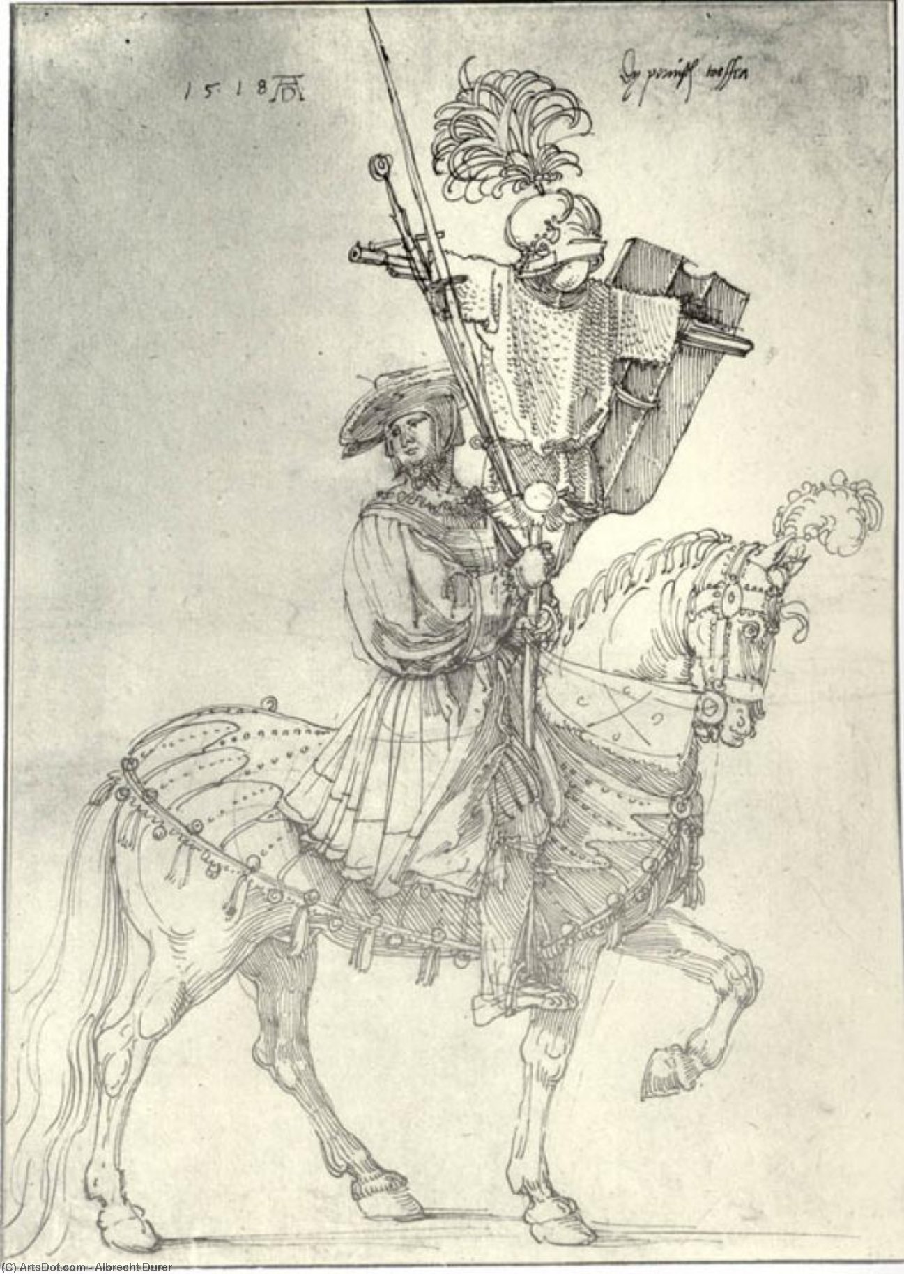 WikiOO.org - Encyclopedia of Fine Arts - Maalaus, taideteos Albrecht Durer - The Trophy Bohemia
