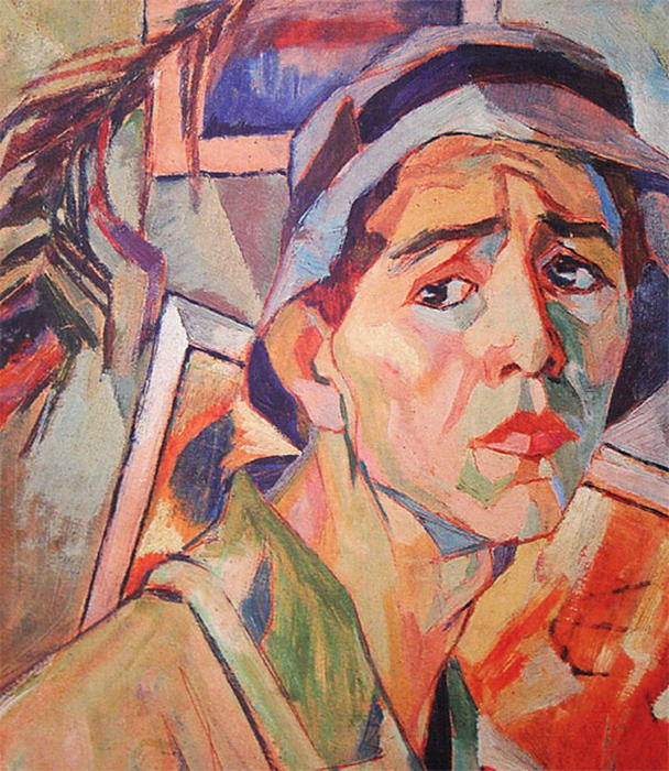 WikiOO.org - Encyclopedia of Fine Arts - Maľba, Artwork Aleksandr Deyneka - Self-Portrait in Panama