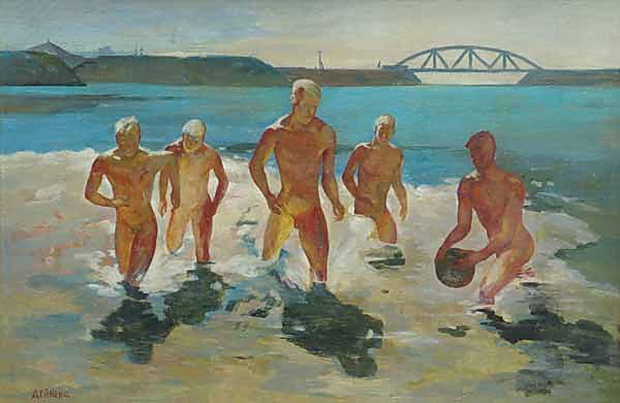 WikiOO.org - Encyclopedia of Fine Arts - Malba, Artwork Aleksandr Deyneka - Boys
