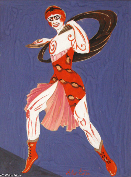 Wikioo.org - The Encyclopedia of Fine Arts - Painting, Artwork by Aleksandra Ekster - Costume design for theatre Moscow