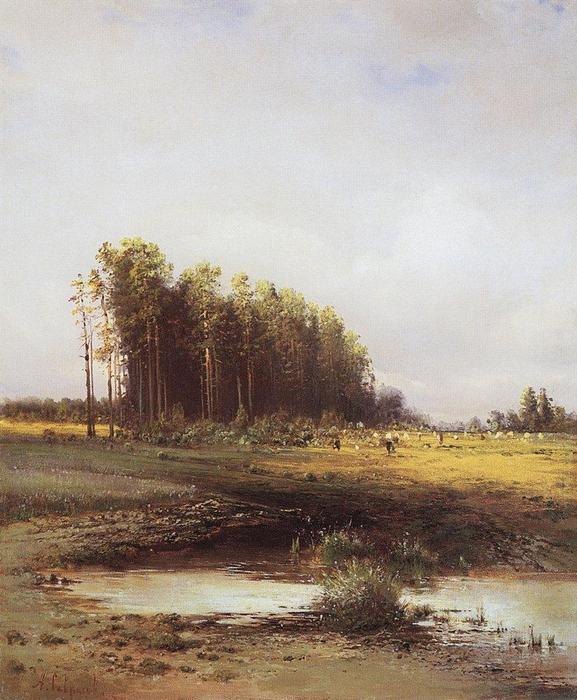 WikiOO.org - Encyclopedia of Fine Arts - Maalaus, taideteos Aleksey Savrasov - Elk Island