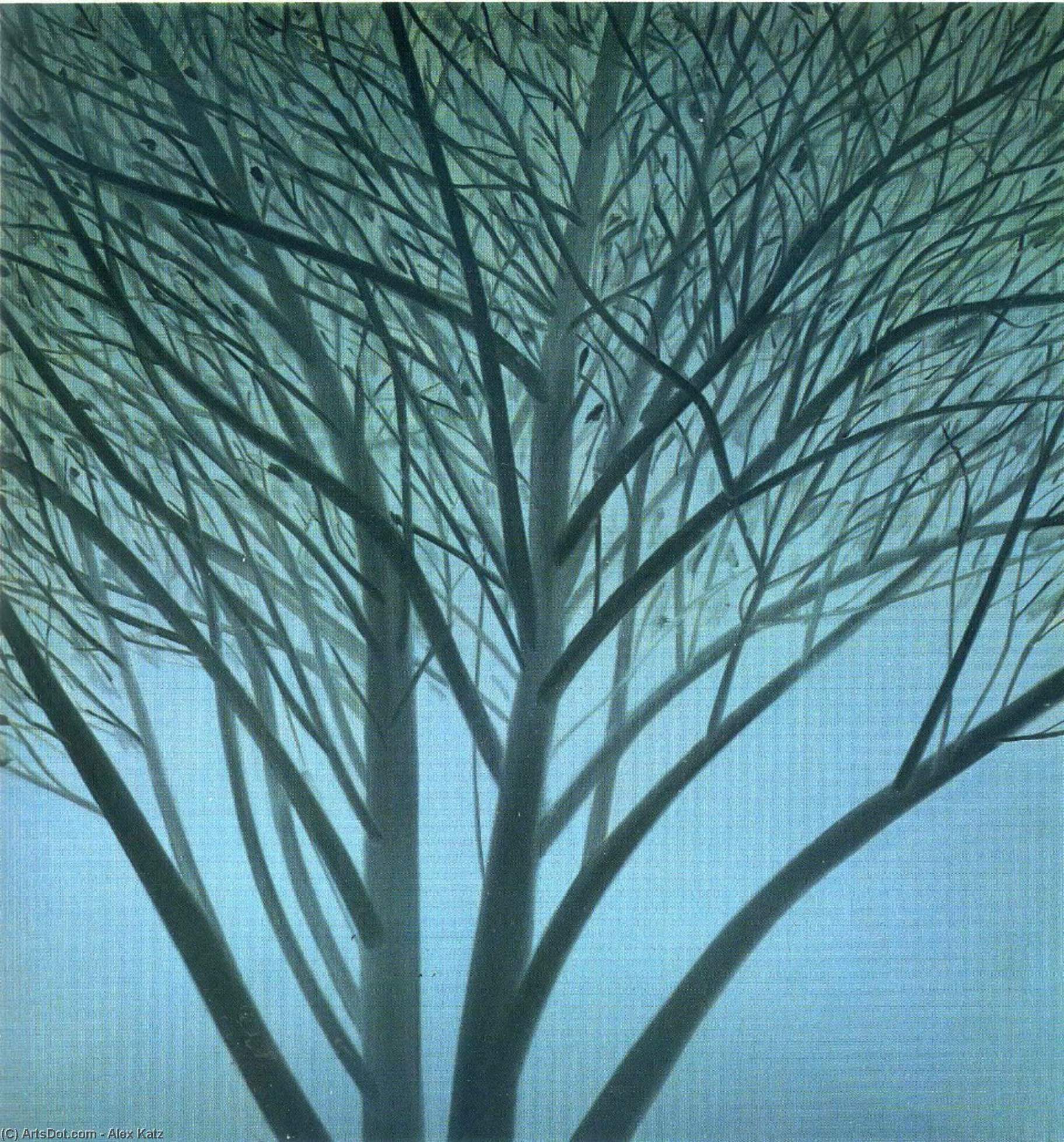 Wikioo.org - The Encyclopedia of Fine Arts - Painting, Artwork by Alex Katz - A Tree In Winter