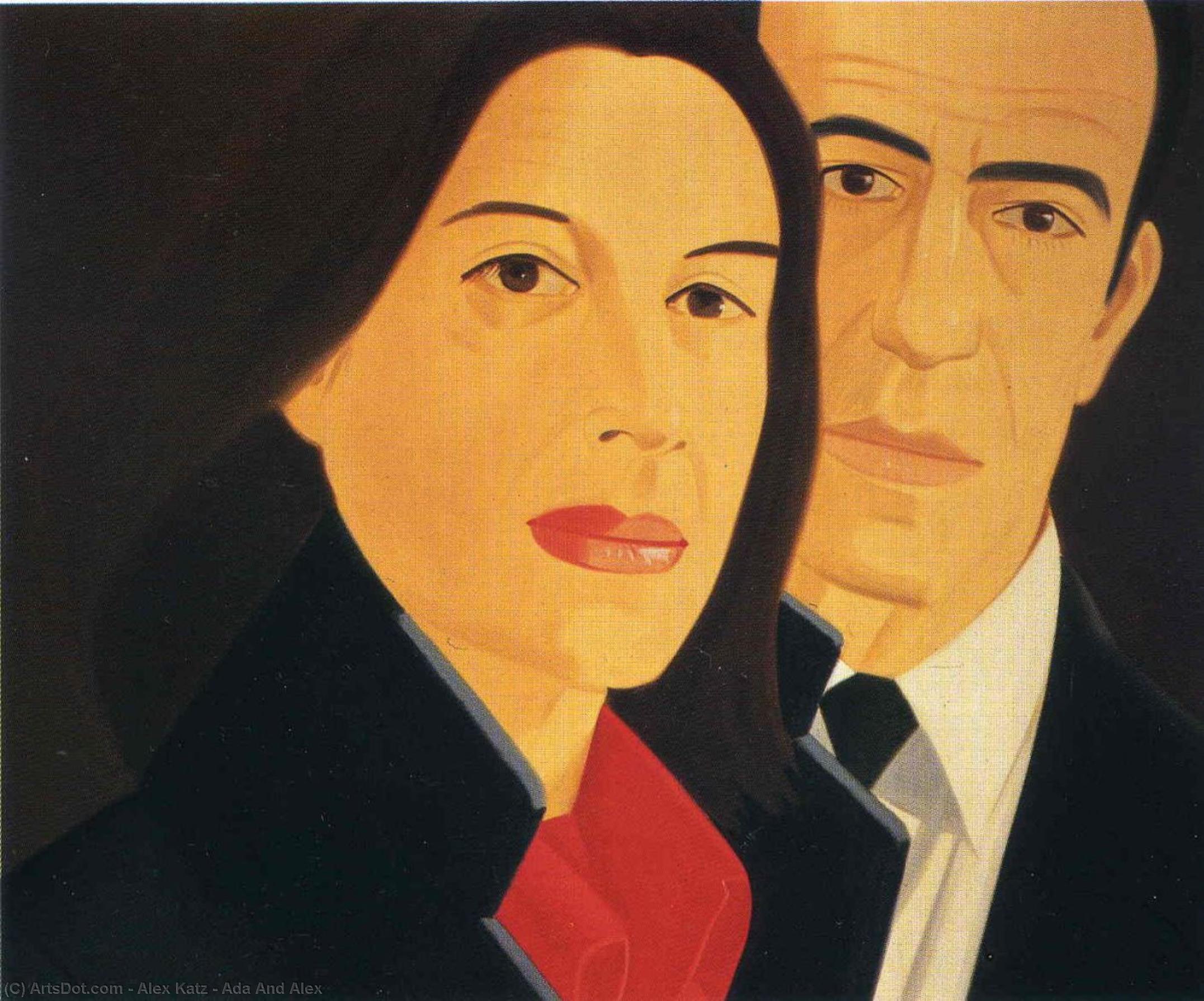 Wikioo.org - The Encyclopedia of Fine Arts - Painting, Artwork by Alex Katz - Ada And Alex