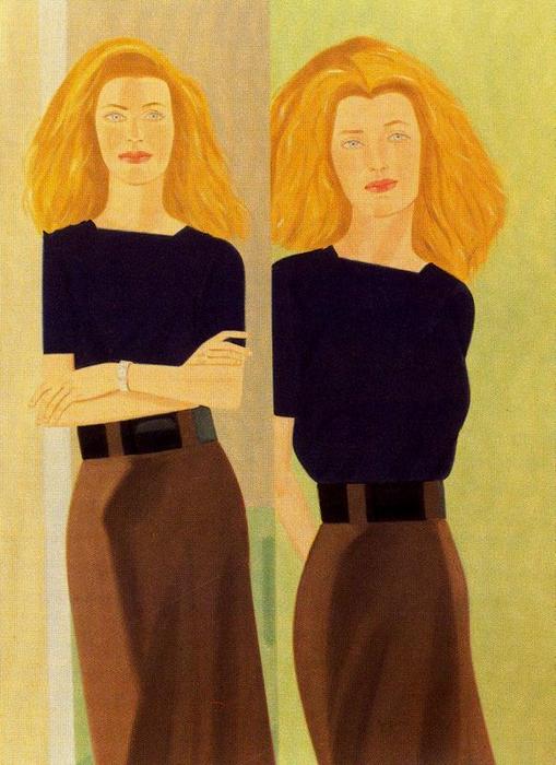 Wikioo.org - The Encyclopedia of Fine Arts - Painting, Artwork by Alex Katz - Nell