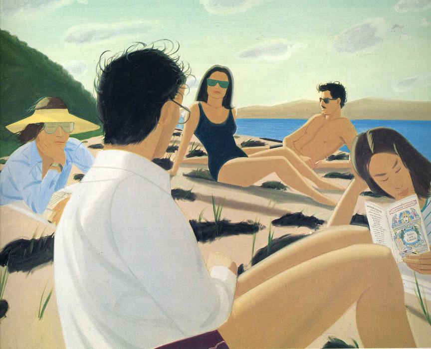 Wikioo.org - The Encyclopedia of Fine Arts - Painting, Artwork by Alex Katz - Round Hill