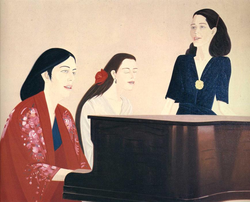 Wikioo.org - The Encyclopedia of Fine Arts - Painting, Artwork by Alex Katz - Song