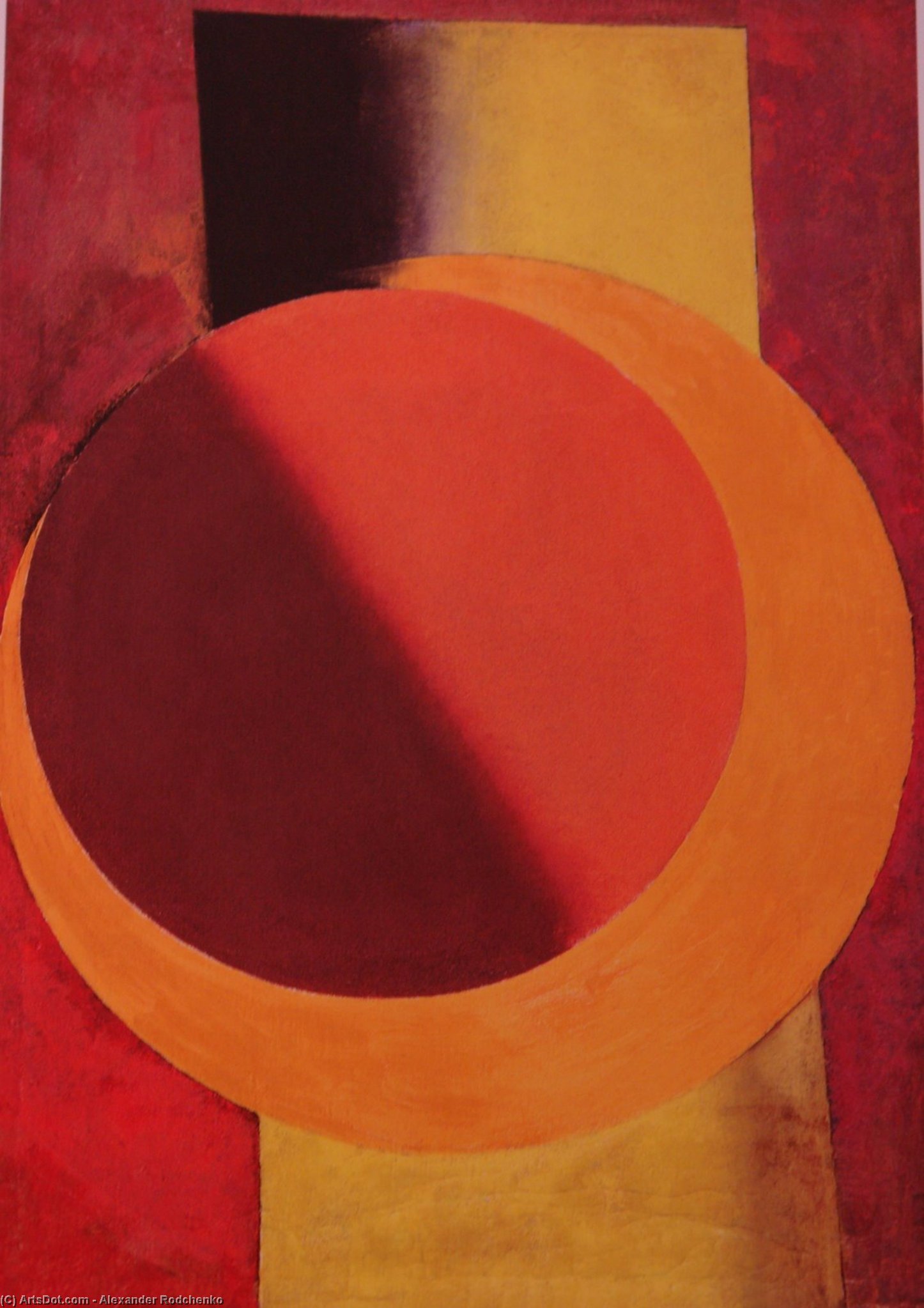 Wikioo.org - The Encyclopedia of Fine Arts - Painting, Artwork by Alexander Rodchenko - Red and Yellow