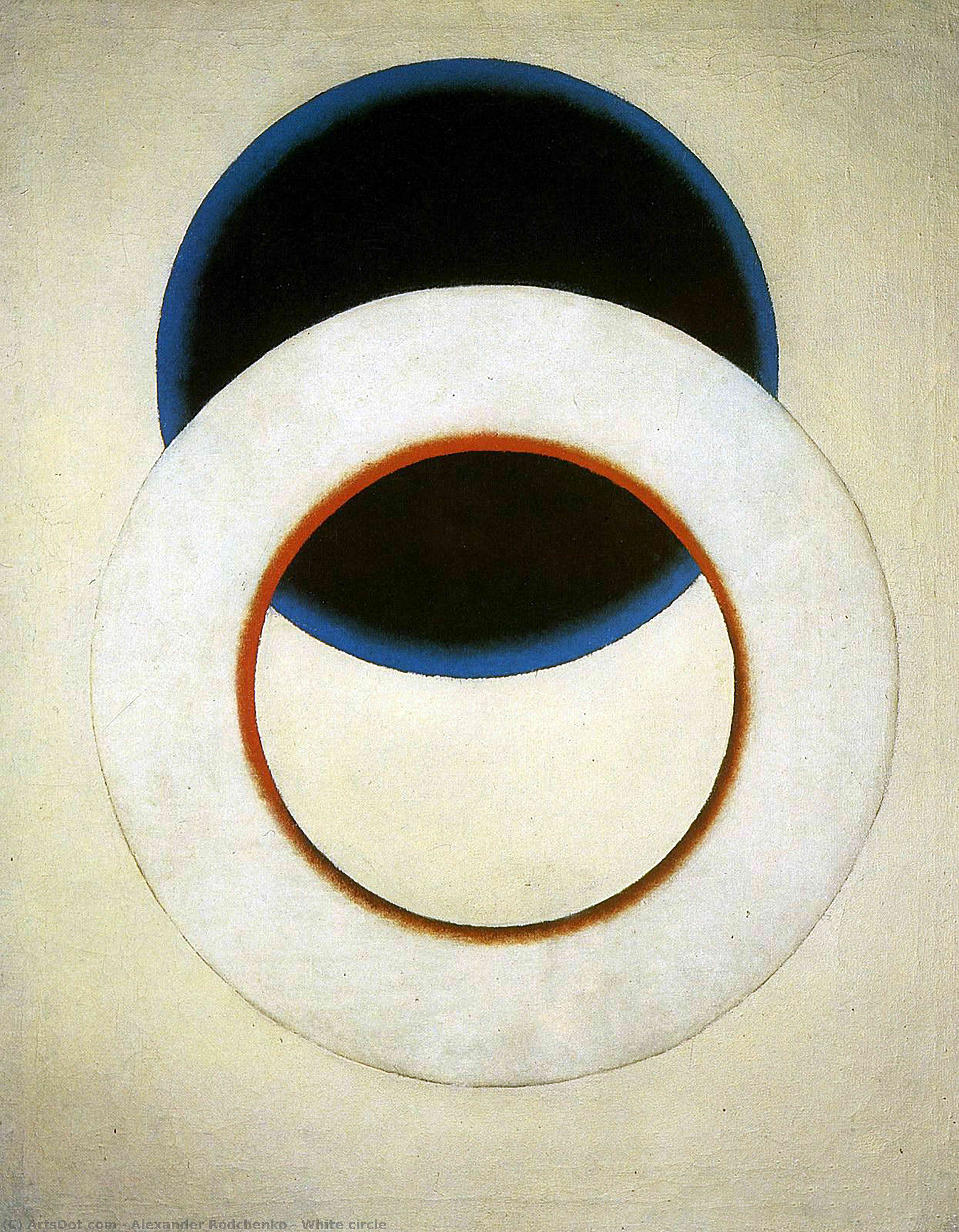 Wikioo.org - The Encyclopedia of Fine Arts - Painting, Artwork by Alexander Rodchenko - White circle