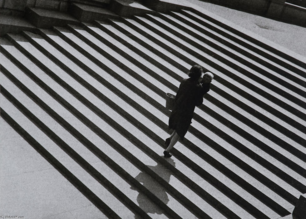 Wikioo.org - The Encyclopedia of Fine Arts - Painting, Artwork by Alexander Rodchenko - Stairway
