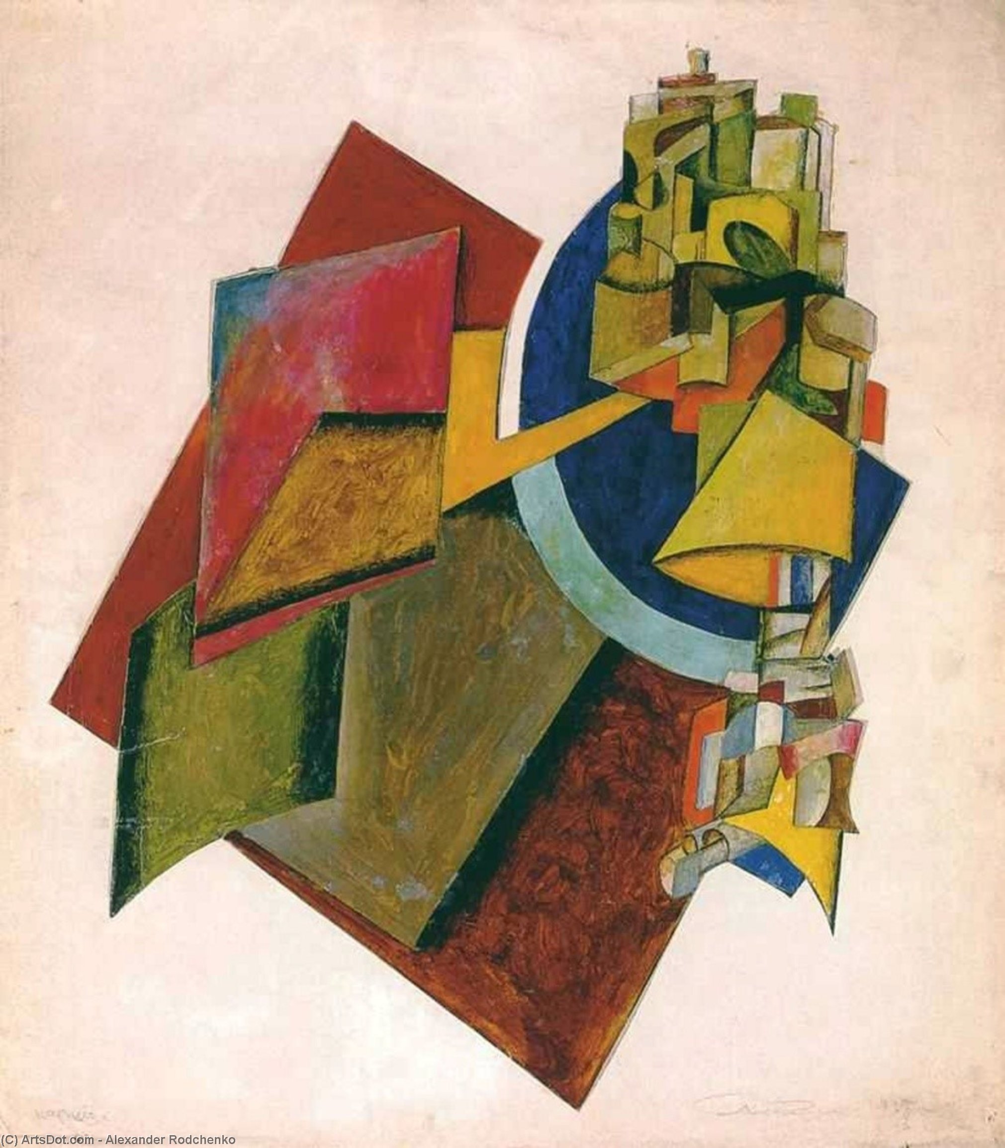 Wikioo.org - The Encyclopedia of Fine Arts - Painting, Artwork by Alexander Rodchenko - Composition