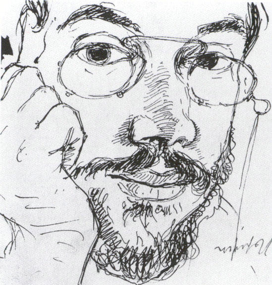 WikiOO.org - Encyclopedia of Fine Arts - Lukisan, Artwork Alexandre Benois - Self-portrait