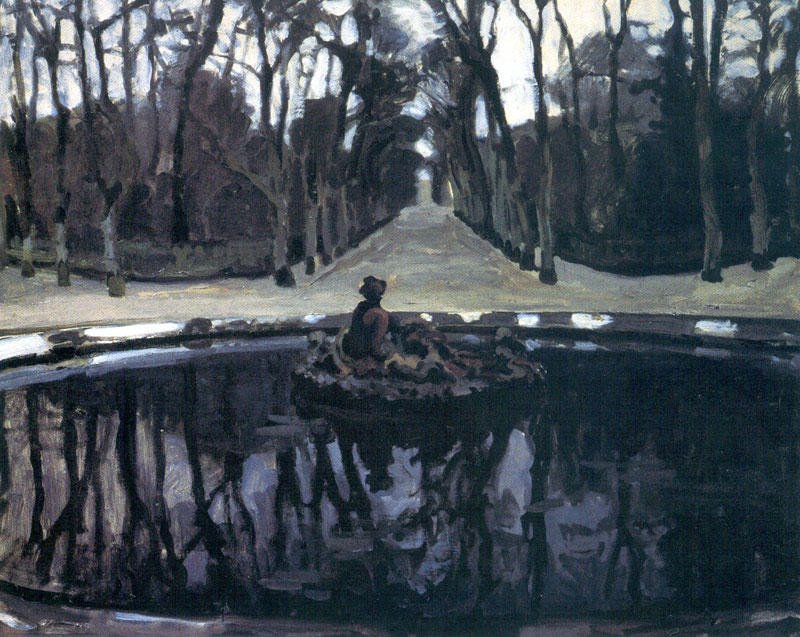 Wikioo.org – L'Encyclopédie des Beaux Arts - Peinture, Oeuvre de Alexandre Benois - Flora Piscine à Versailles