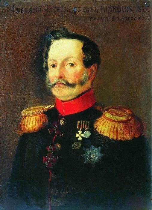 Wikioo.org - The Encyclopedia of Fine Arts - Painting, Artwork by Alexey Petrovich Bogolyubov - Portrait of A.A. Radischev
