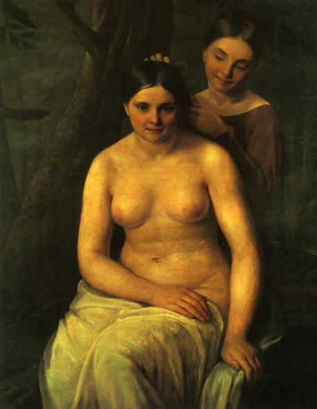 WikiOO.org - Encyclopedia of Fine Arts - Maalaus, taideteos Alexey Venetsianov - Bather