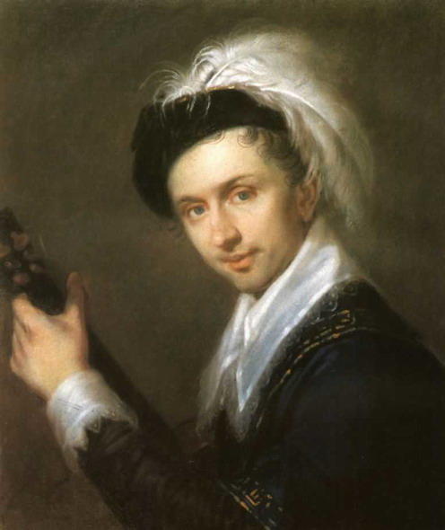 WikiOO.org - Encyclopedia of Fine Arts - Maľba, Artwork Alexey Venetsianov - Portret of I.V. Bugaevskiy-Blagodarniy