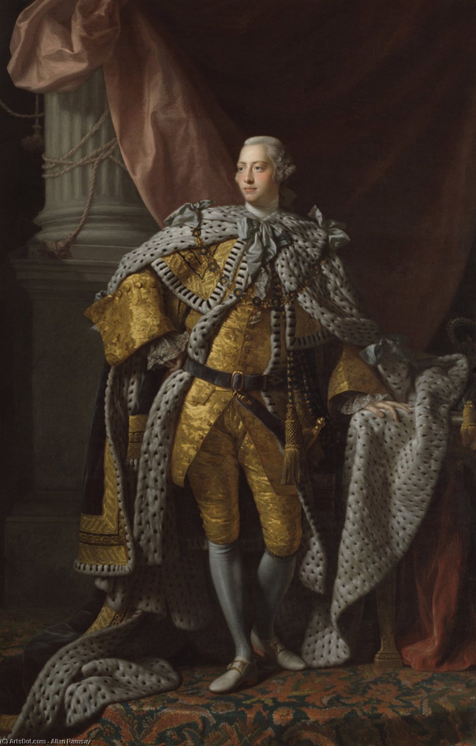 Wikioo.org - The Encyclopedia of Fine Arts - Painting, Artwork by Allan Ramsay - George III