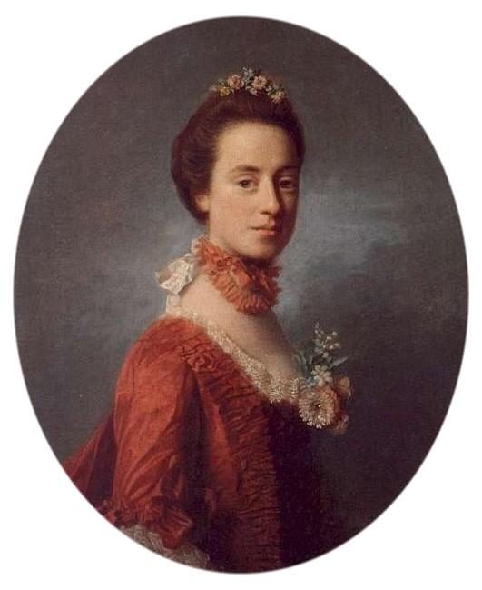 Wikioo.org - The Encyclopedia of Fine Arts - Painting, Artwork by Allan Ramsay - Mary Digges Lady Robert Manners