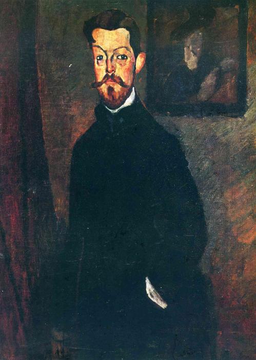 Wikioo.org - The Encyclopedia of Fine Arts - Painting, Artwork by Amedeo Modigliani - Portrait of Paul Alexandre