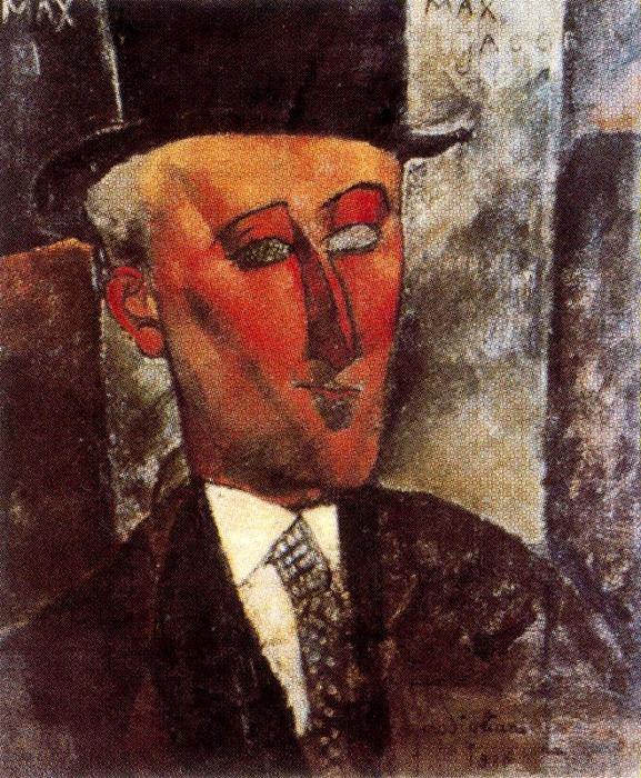WikiOO.org - 백과 사전 - 회화, 삽화 Amedeo Modigliani - Max Jacob