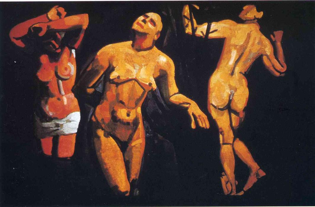WikiOO.org - Εγκυκλοπαίδεια Καλών Τεχνών - Ζωγραφική, έργα τέχνης André Derain - Bathers