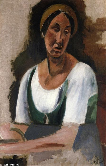 WikiOO.org - Encyclopedia of Fine Arts - Maľba, Artwork André Derain - Bust of a Woman